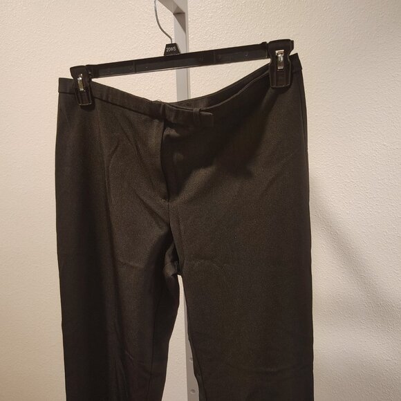 Modern Essentials Black Dress Pants Juniors Size 11 Polyester Spandex - Picture 3 of 11